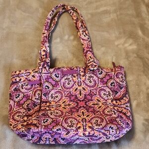 Vera Bradley Vibrant Paisley Tote Bag